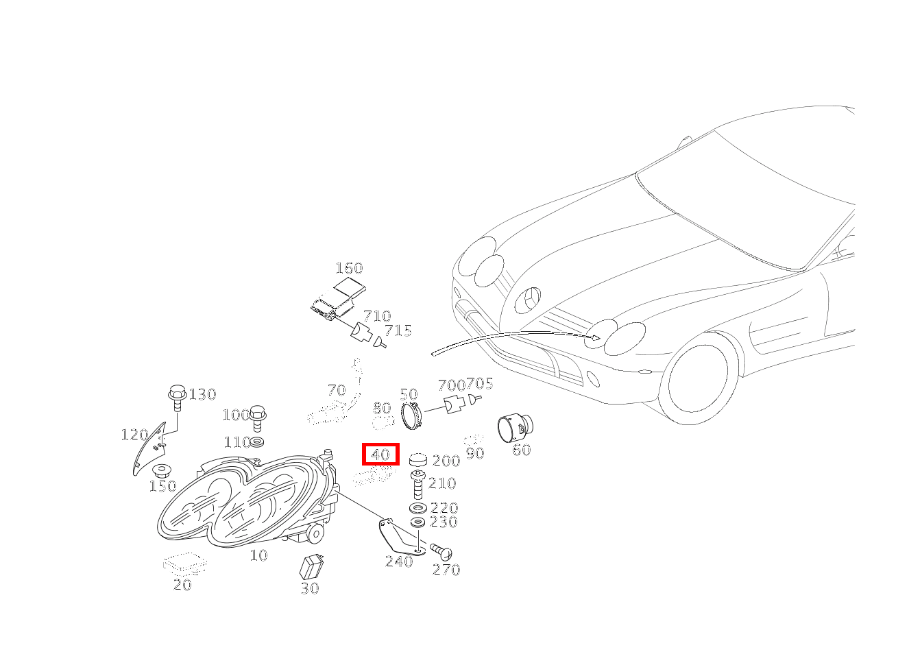 GASENTLAD.LAMPE ABBLENDLICHT; D2S 12V-35W SLR McLaren Roadster 199 GASENTLAD.LAMPE ABBLENDLICHT; D2S 12V-35W SLR McLaren Roadster 199