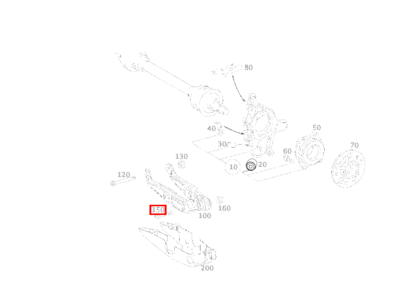 Zylinder-Schraube FEDERLENKER AN RADTRAEGER RECHTS; M14X1.5X120 E 220 CDI T-Modell 212