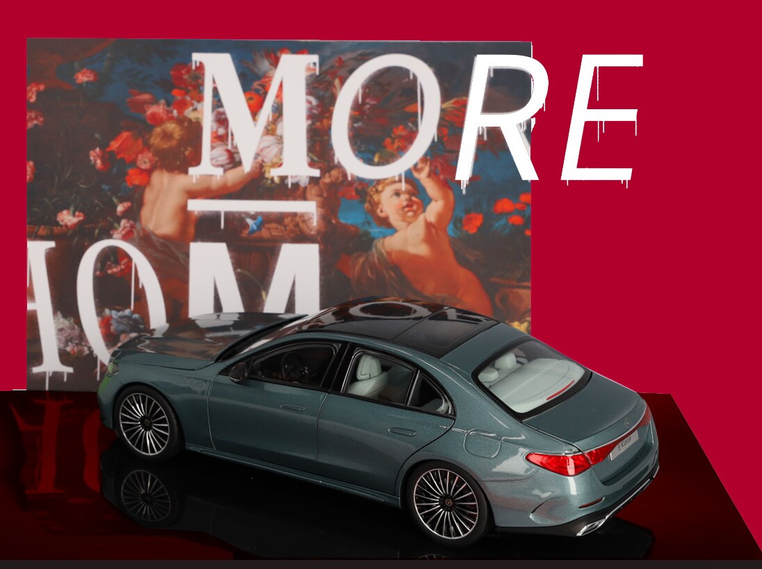 E-Klasse, Limousine, AMG Line, W214 verdesilber, 1:18