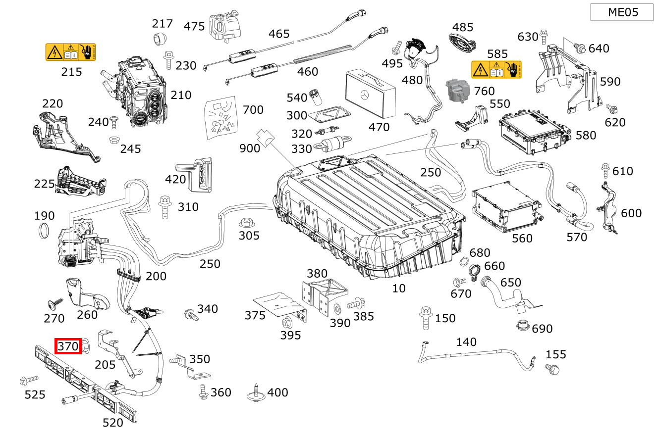 Sechskantmutter Mit Bund Befestigung Kabelkanal; 5 MM S 560 e Limousine lang BCA 222 Sechskantmutter Mit Bund Befestigung Kabelkanal; 5 MM S 560 e Limousine lang BCA 222