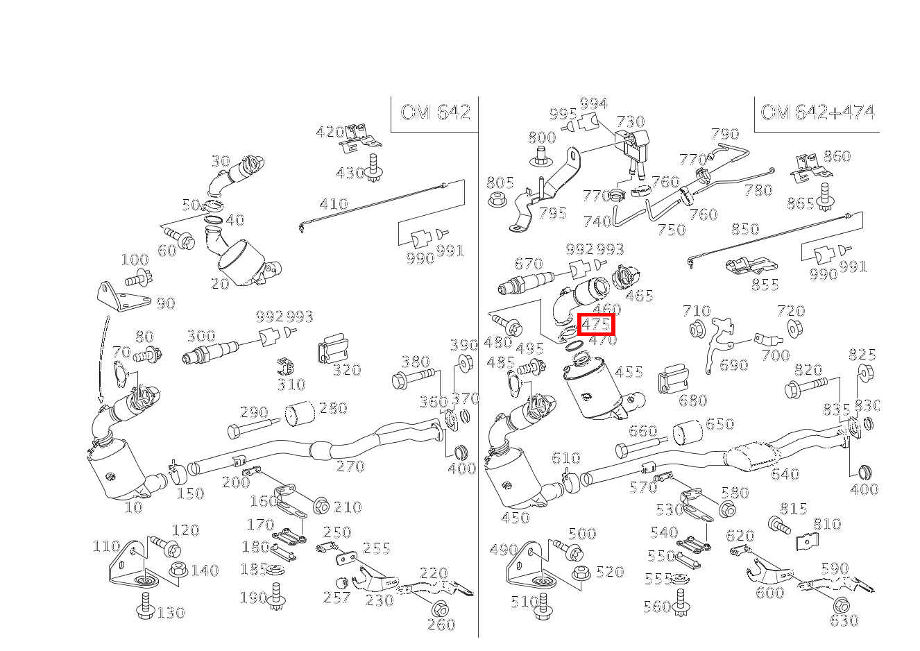 Rohrschelle Abgasanlage ZWISCHEN KATALYSATOR UND PARTIKELFILTER E280CDI SONDERAUFB 211 Rohrschelle Abgasanlage ZWISCHEN KATALYSATOR UND PARTIKELFILTER E280CDI SONDERAUFB 211