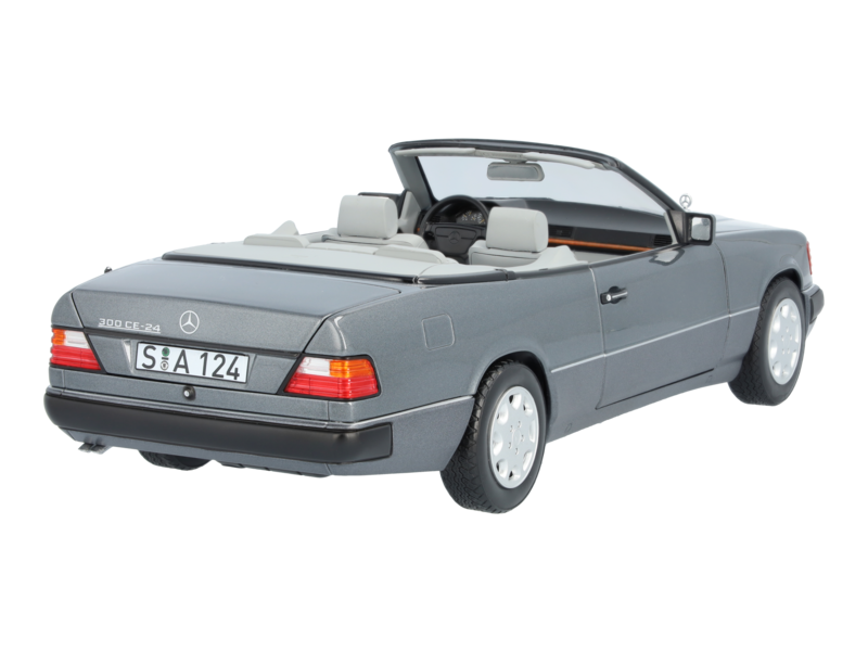 300 CE-24 Cabriolet A 124 (1991-1993) perlmuttgrau, Norev, 1:18