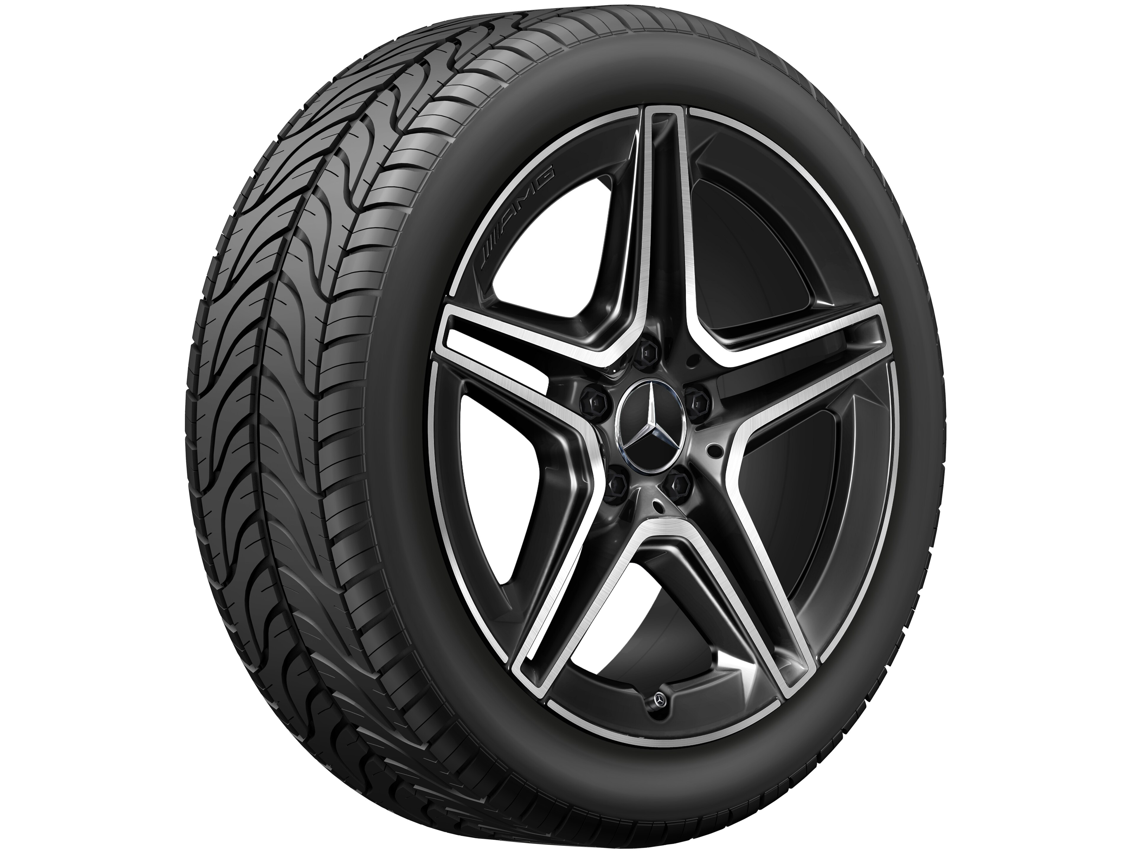 Mercedes-Benz - AMG 5-Doppelspeichen-Rad, 45,7 cm (18 Zoll) AMG 5-Doppelspeichen-Rad, 45,7 cm (18 Zoll)