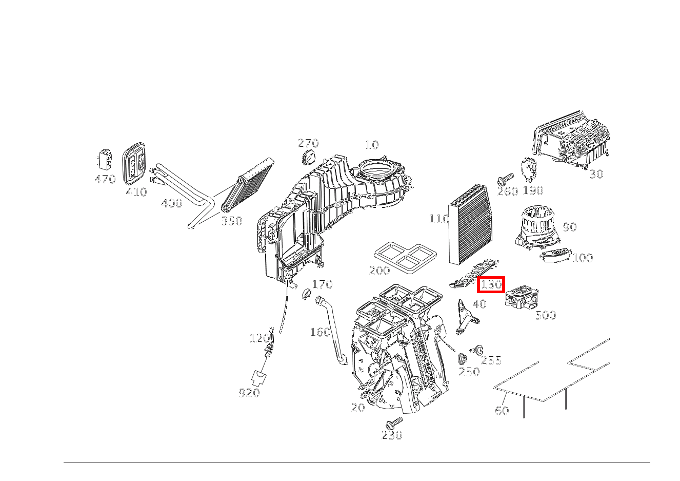 Abdeckklappe KOMBIFILTER Mercedes-AMG GLA 45 4MATIC Sport Utility Vehicle 156