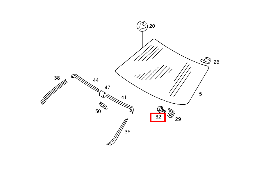 Sechsrundschraube ANSCHLAG; M6X12 280 SEL-126 126