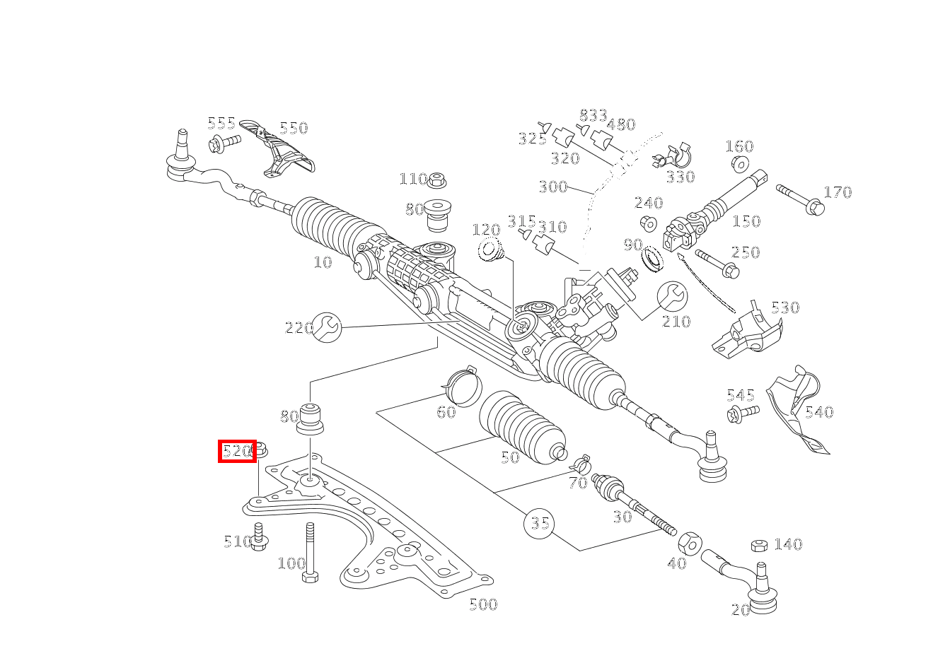 Mutter BEFESTIGUNGSPLATTE AN INTEGRALTRAEGER; M12X1.5 E280CDI SONDERAUFB 211