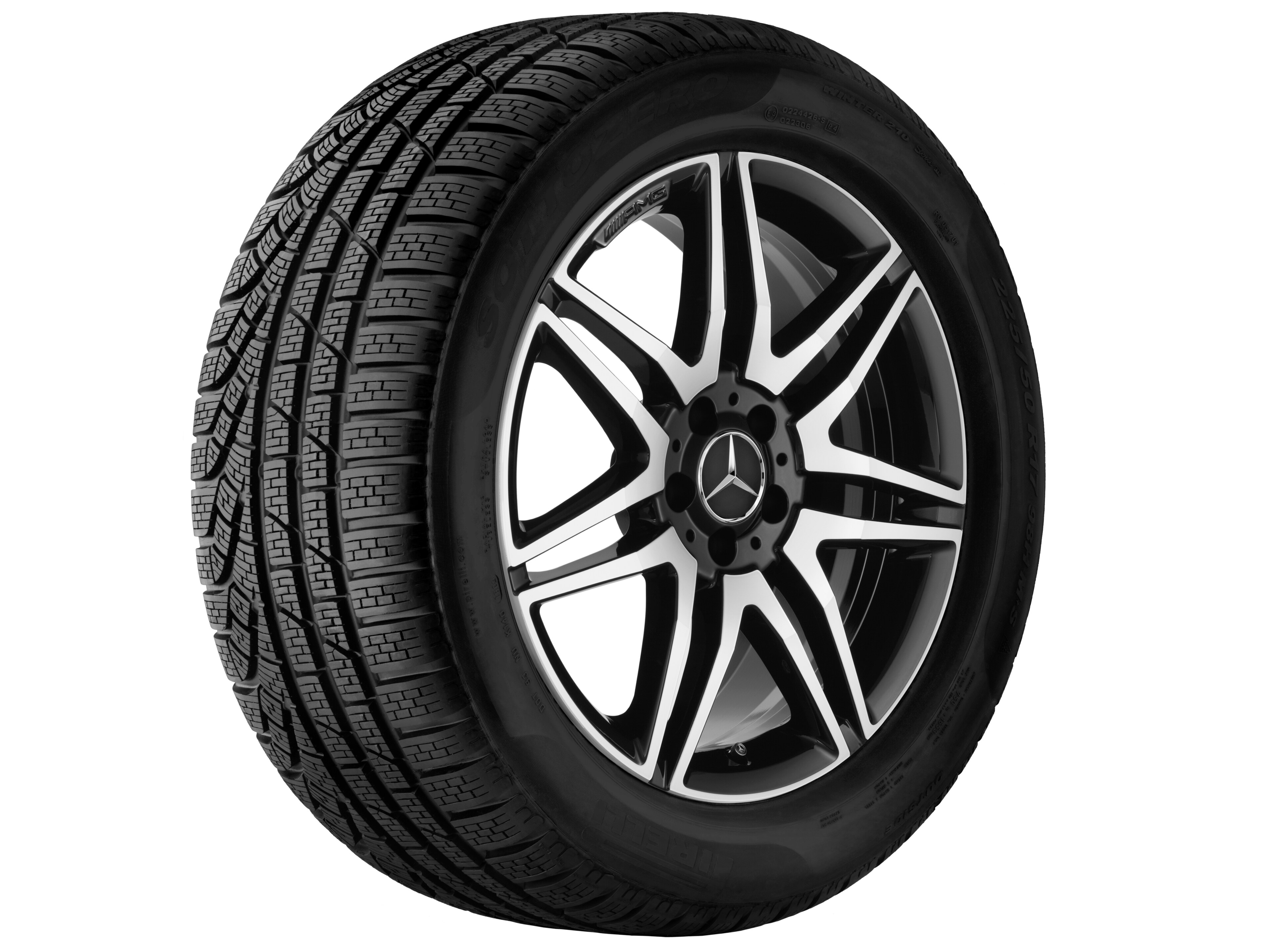 Mercedes-Benz - AMG 7-Doppelspeichen-Rad, 48,3 cm (19 Zoll) AMG 7-Doppelspeichen-Rad, 48,3 cm (19 Zoll)