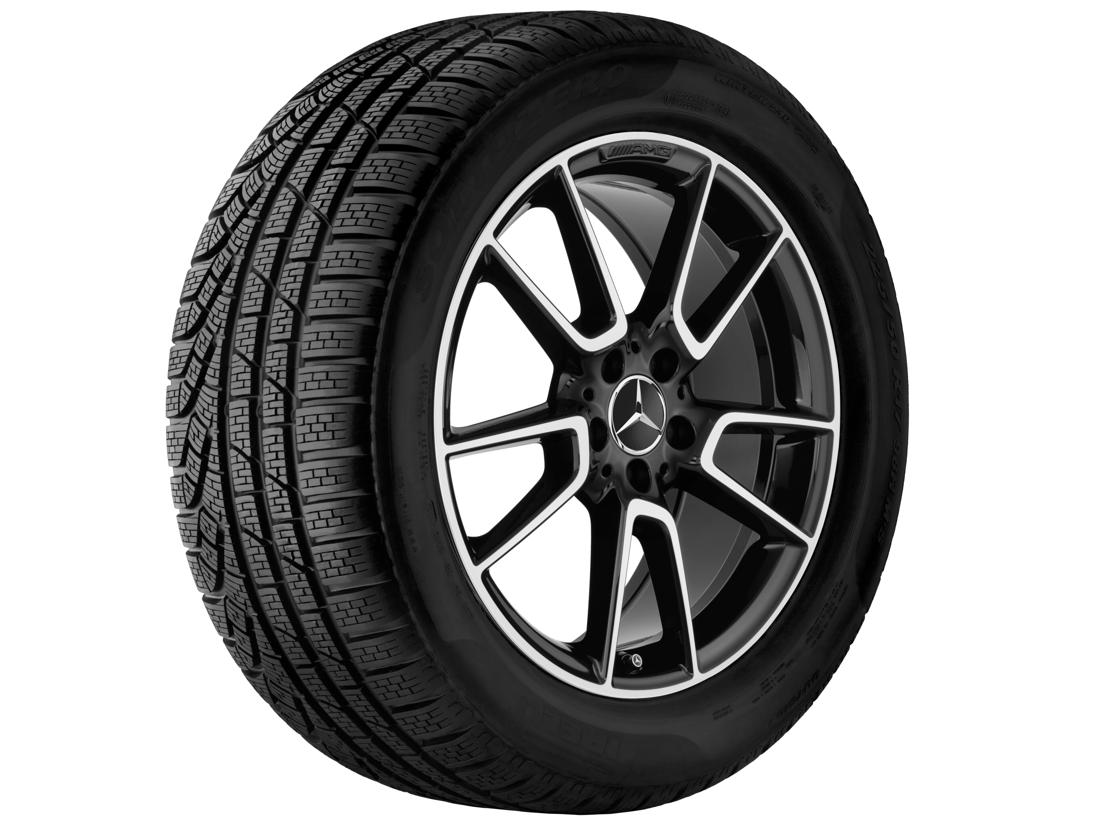 Mercedes-Benz - AMG 5-Doppelspeichen-Rad, 48,3 cm (19 Zoll) AMG 5-Doppelspeichen-Rad, 48,3 cm (19 Zoll)