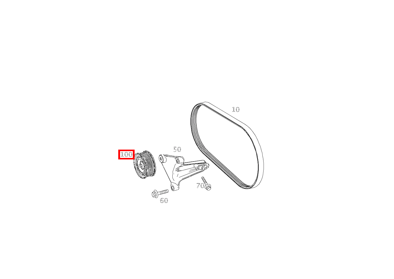 Umlenkrolle E 400 T 4MATIC 212