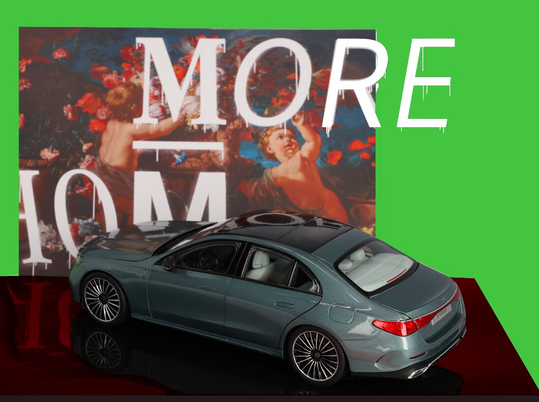 E-Klasse, Limousine, AMG Line, W214 verdesilber, 1:18