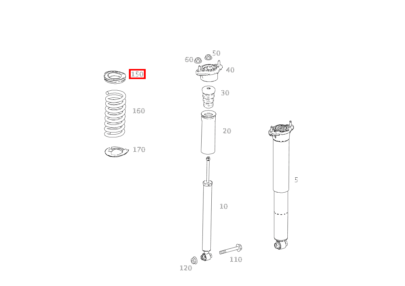 GUMMIBEILAGE Oben; Noppenzahl: 2 (9mm) C 180 KOMPRESSOR T-Modell BlueEFFICIENCY 240