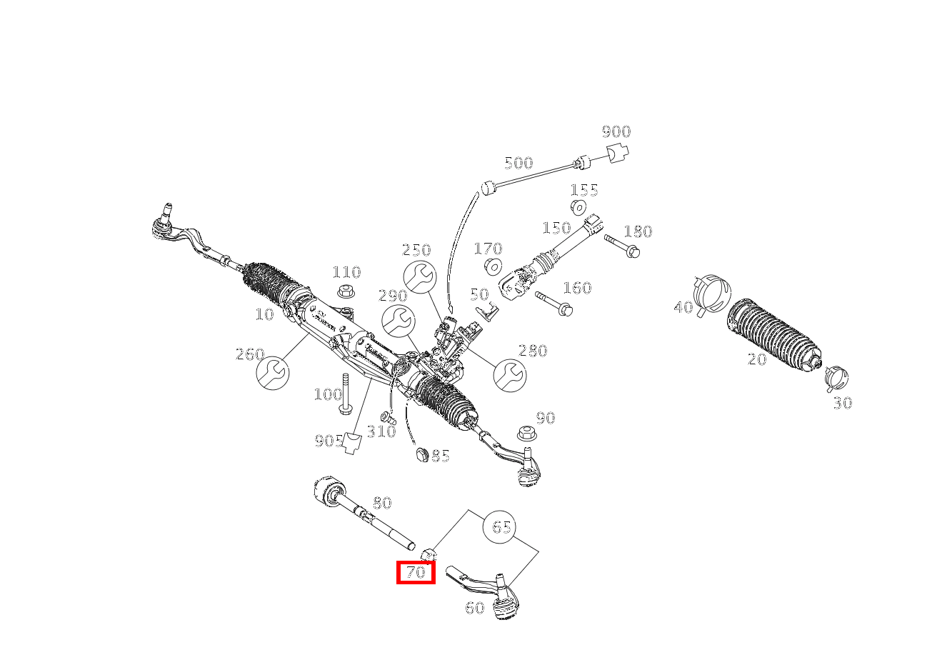 Sechskantmutter LINKS UND RECHTS; M14X1.5 E 350 4MATIC Limousine BCA 212