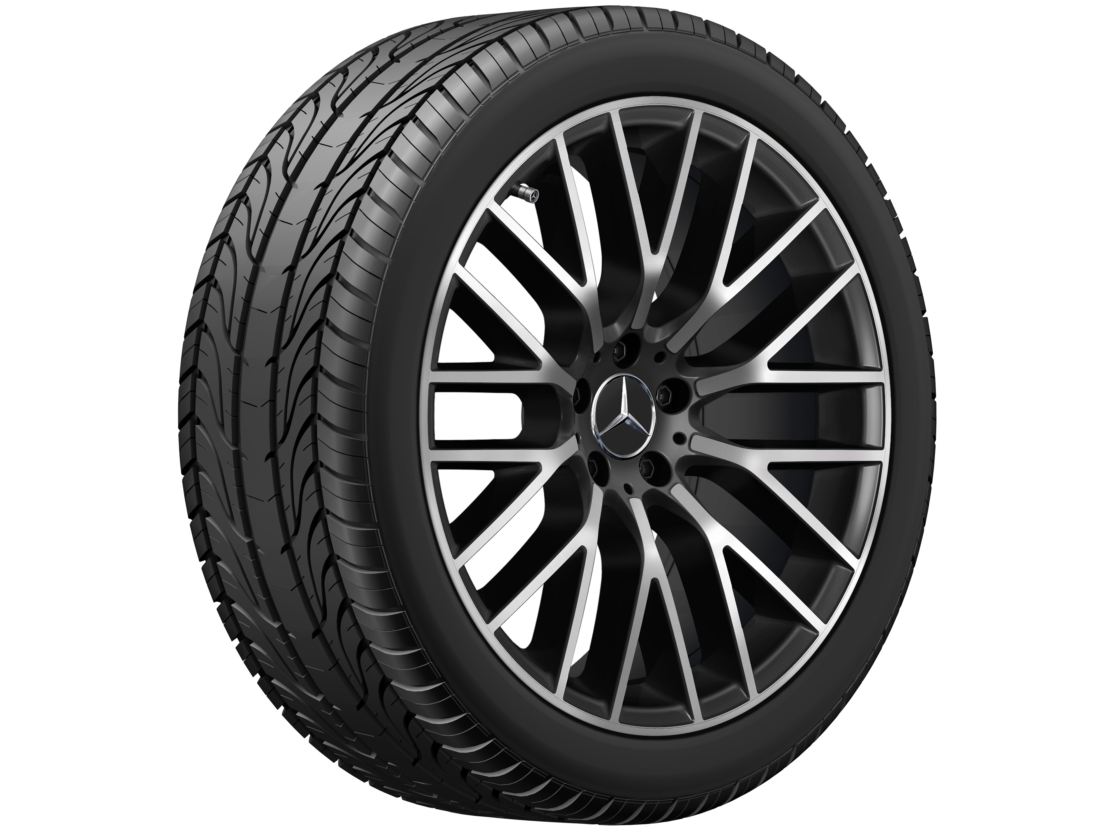 Y-Speichen-Rad, 50,8 cm (20 Zoll), glanzgedreht