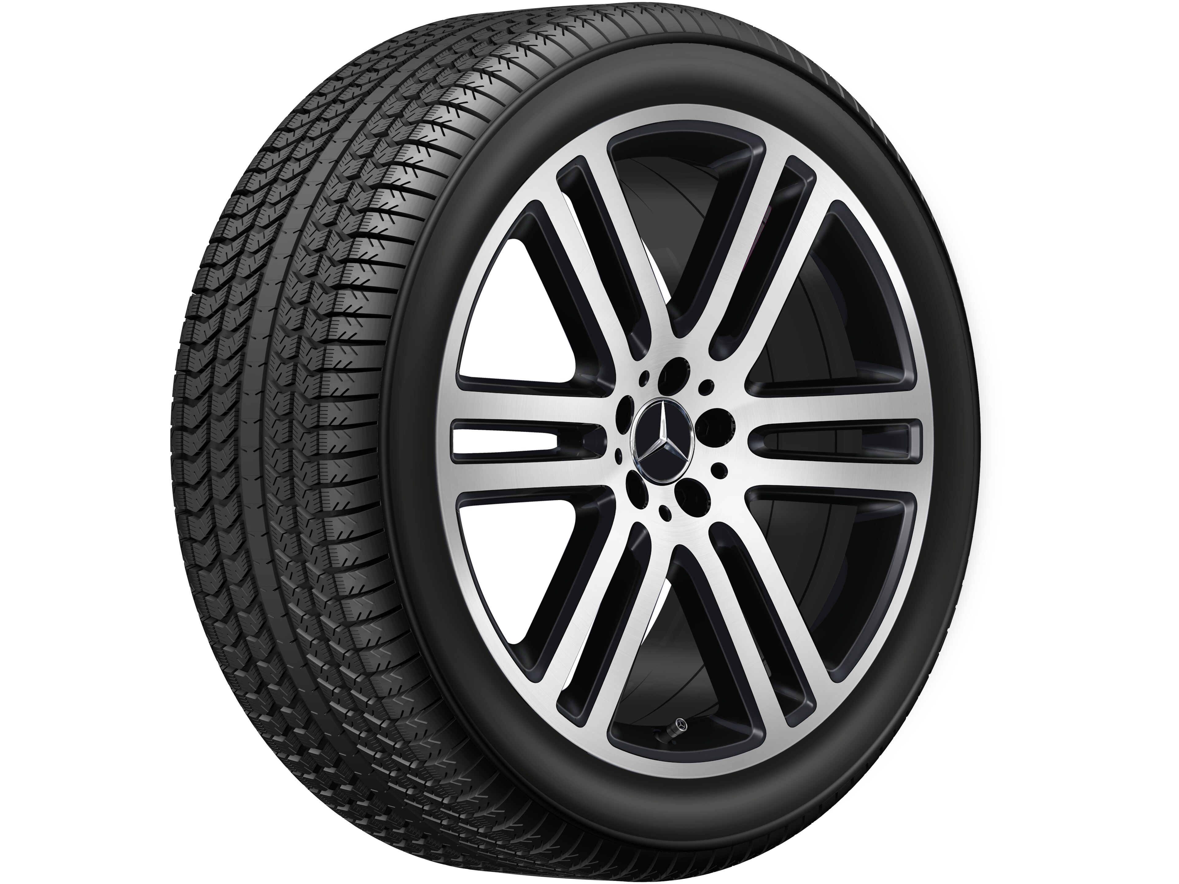 Mercedes-Benz - 6-Doppelspeichen-Rad, 53,3 cm (21 Zoll), glan 6-Doppelspeichen-Rad, 53,3 cm (21 Zoll), glan