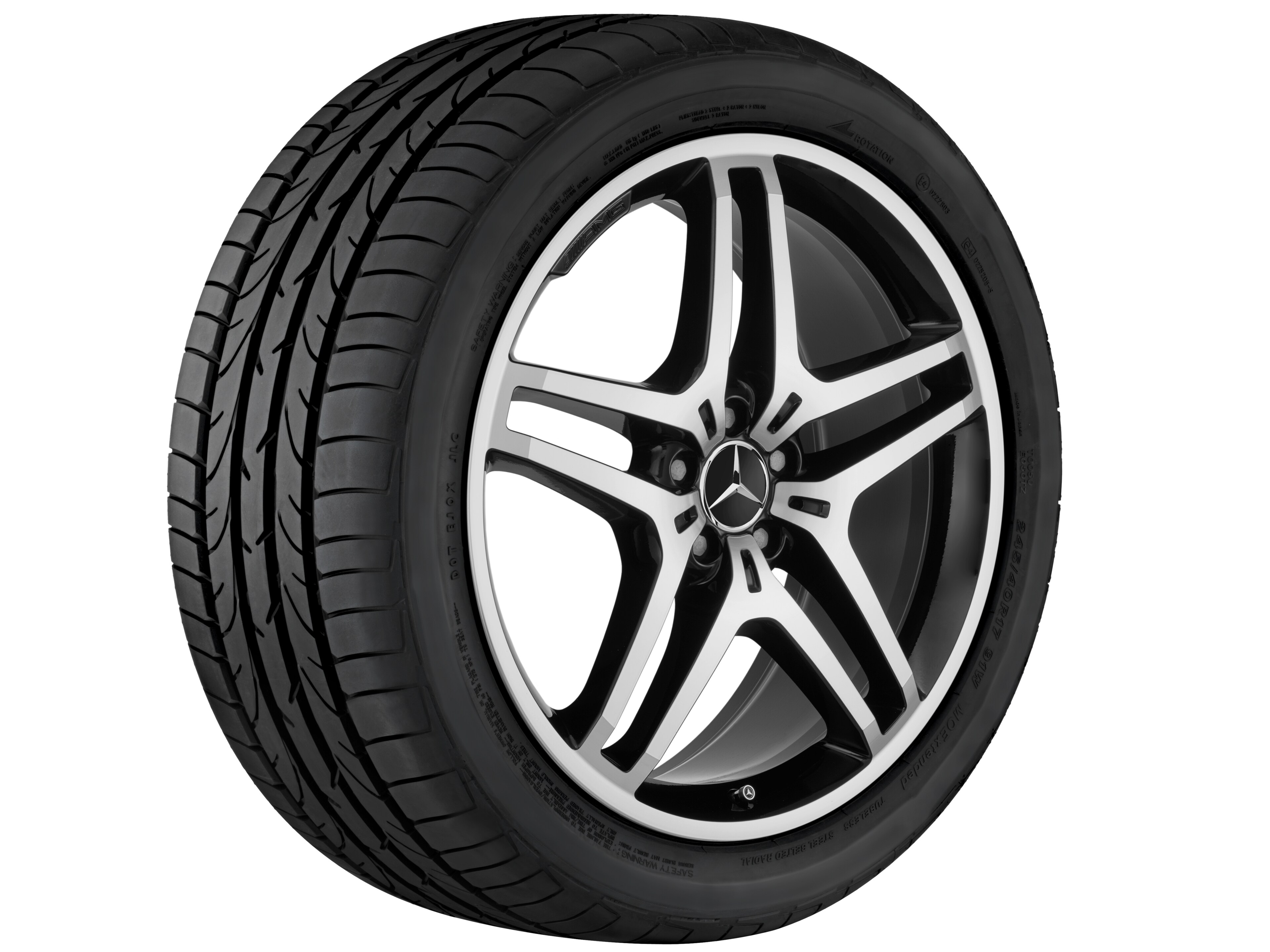 AMG 5-Doppelspeichen-Rad, 53,3 cm (21 Zoll)