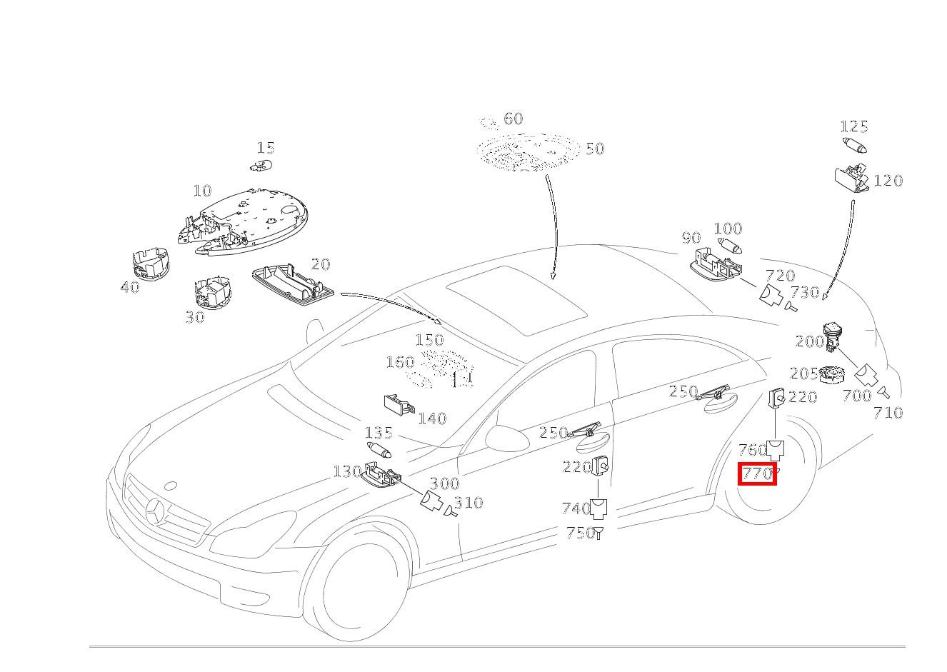 Kontaktbuchse 0.5-0.75 MM2 SLK2.8 CLS 55 AMG 219