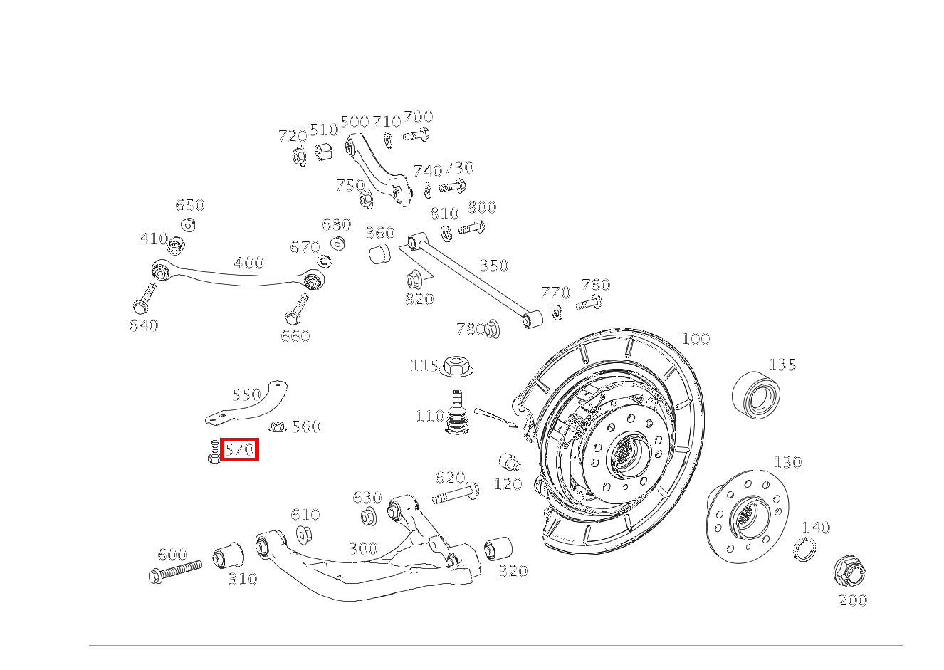 Sechskantschraube BEFESTIGUNG STREBE; M10X25 R 350 4MATIC 251