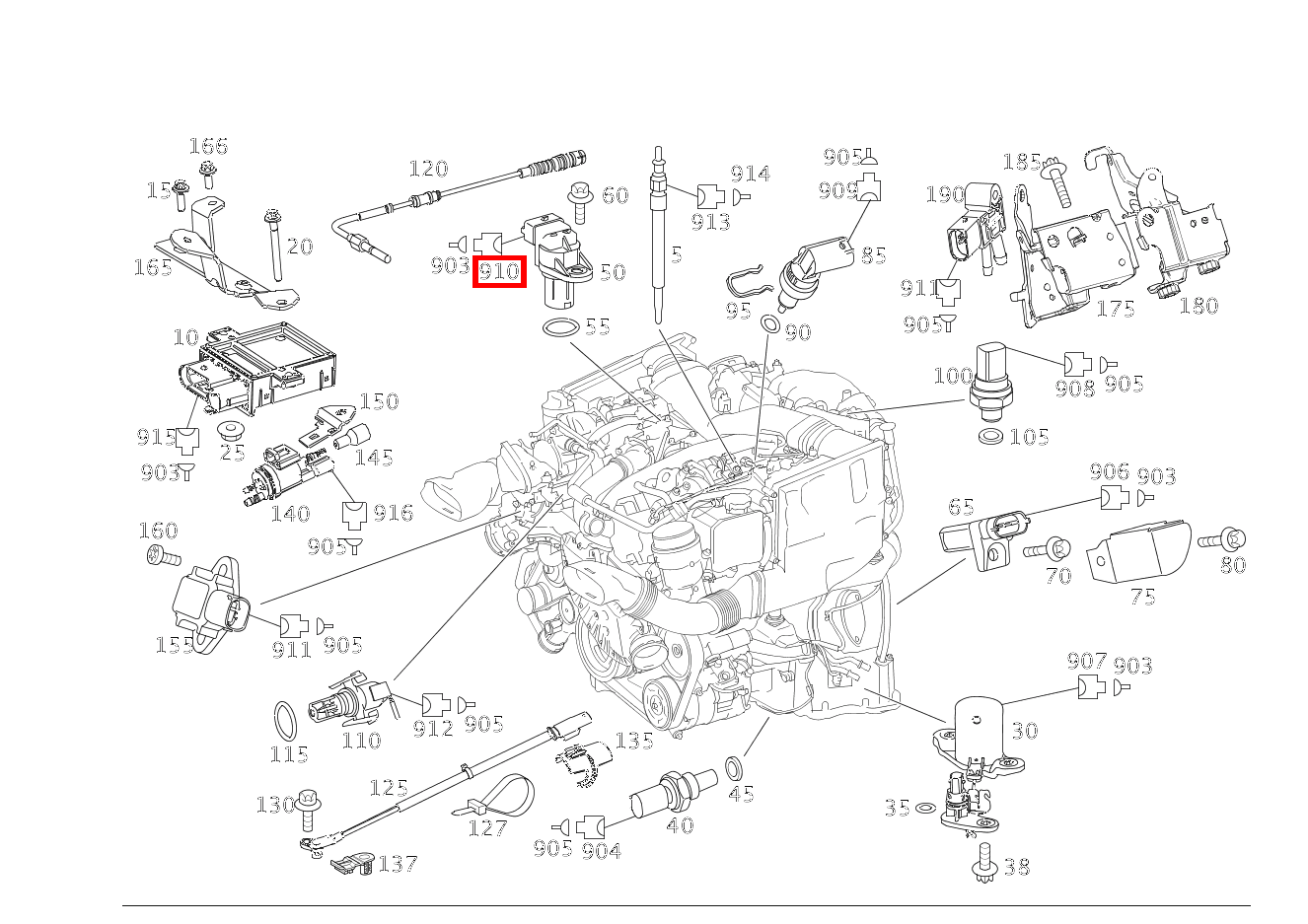 Stecker Hallgeber Nockenwelle B6/1; 3-PIN SLK2.8 G 300 CDI/4X4/3428 Lang 461 Stecker Hallgeber Nockenwelle B6/1; 3-PIN SLK2.8 G 300 CDI/4X4/3428 Lang 461