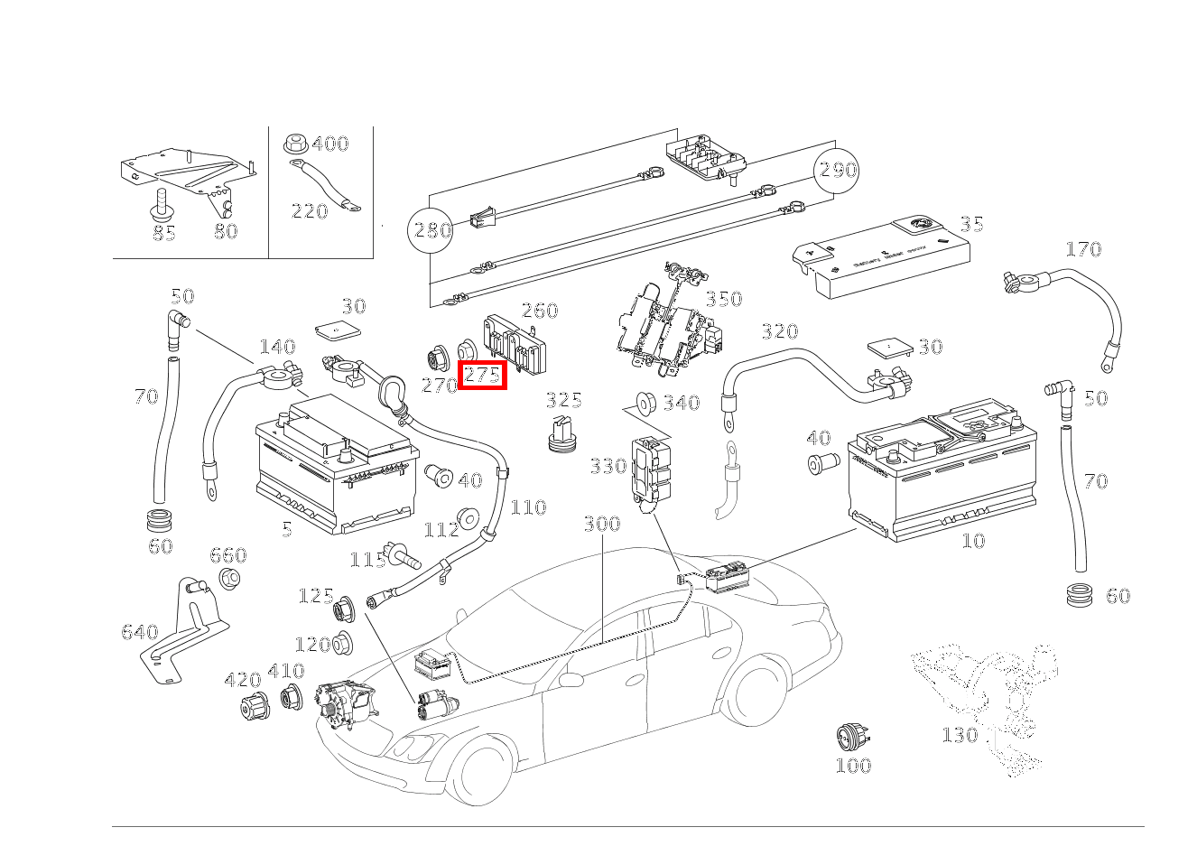 Mutter LADELEITUNG AN SICHERUNGSDOSE; M10 Maybach 62 S (langer Radstand) 240 Mutter LADELEITUNG AN SICHERUNGSDOSE; M10 Maybach 62 S (langer Radstand) 240