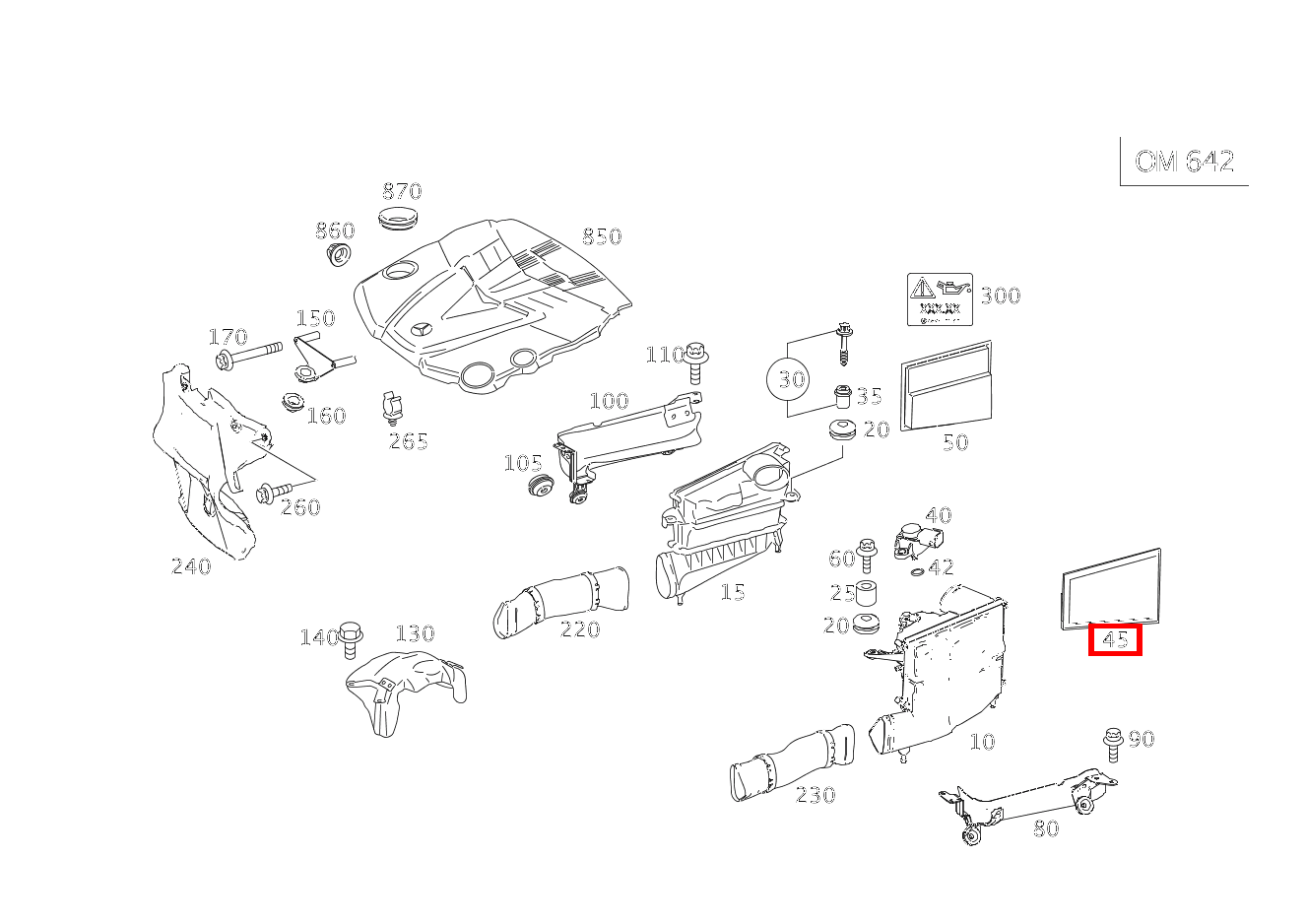 Luftfiltereinsatz LINKS E 320 T CDI 4MATIC 211 Luftfiltereinsatz LINKS E 320 T CDI 4MATIC 211