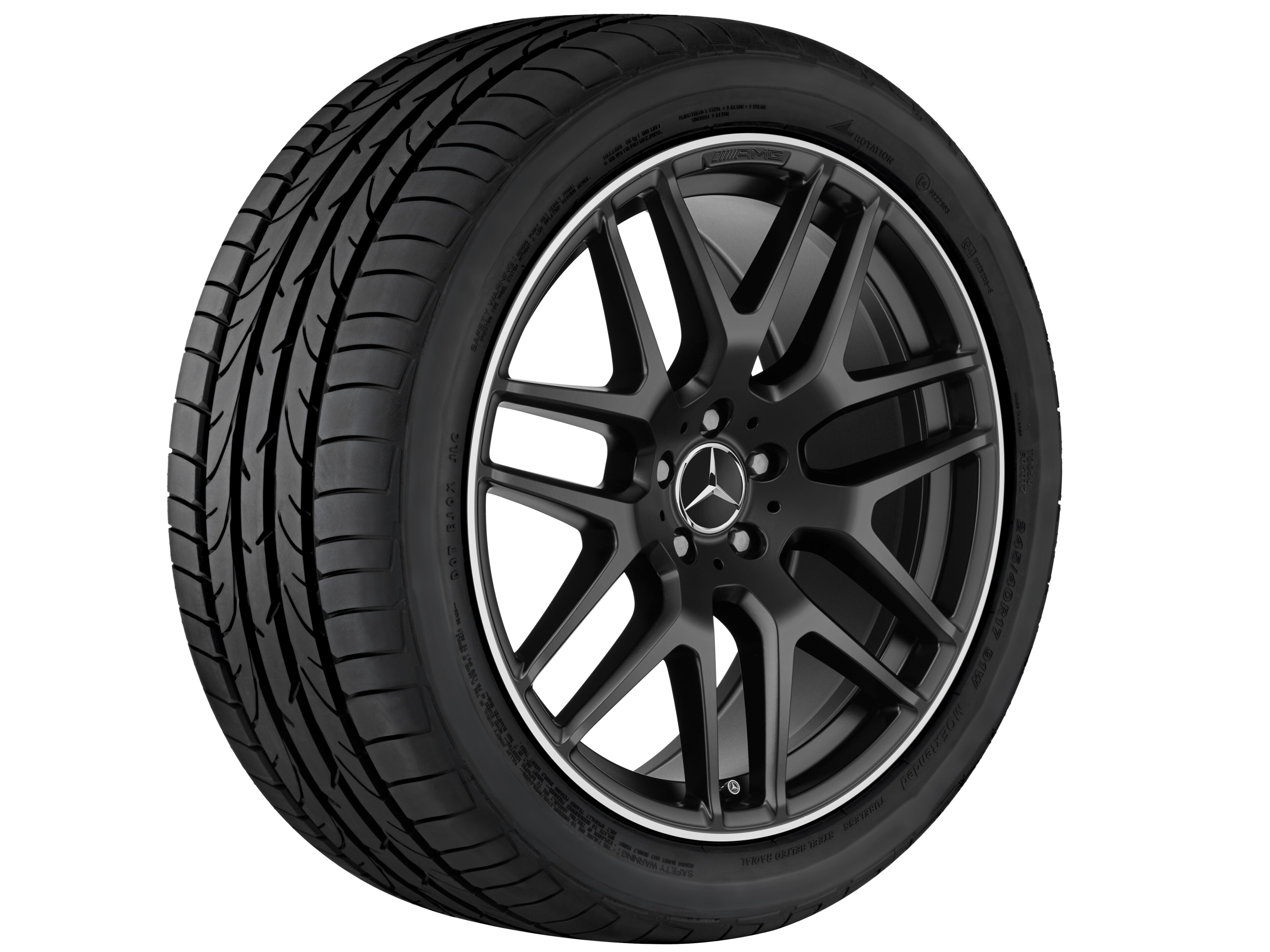 AMG Leichtmetallrad, im Kreuzspeichen-Design,