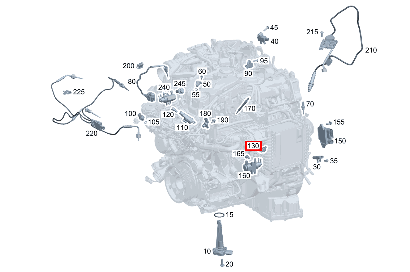 Temperatursensor In Ladeluftkühler A 220 d Limousine 177 Temperatursensor In Ladeluftkühler A 220 d Limousine 177