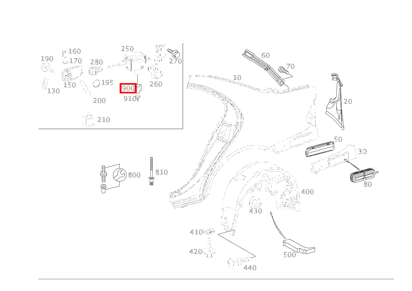 FEDERSTECKER 1.5-2.5 MM2 JPT2.8 E 280 4MATIC Limousine 211