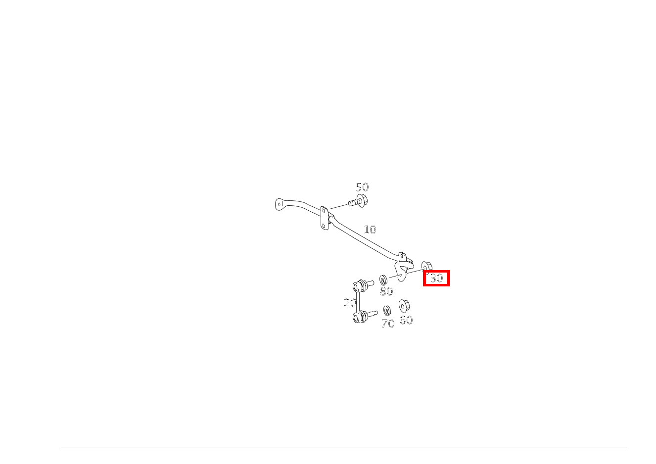 Sechskantmutter VERBINDUNGSSTANGE AN DREHSTAB; M14X1,5 GL 500 4MATIC Off-Roader 164