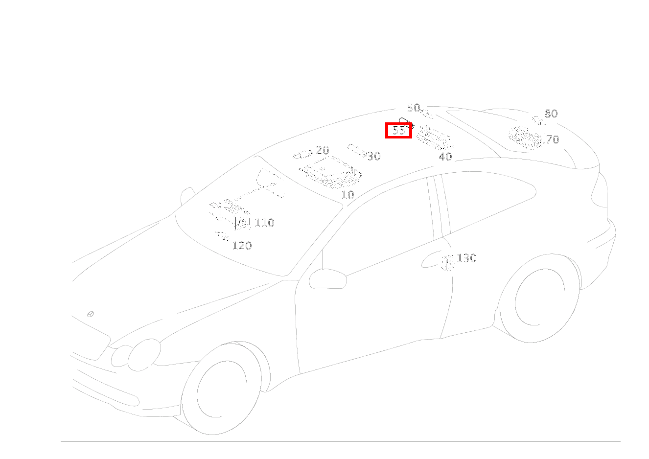 Glühlampe LESELEUCHTEN; 12V-6W CLC 350 Sportcoupé 203