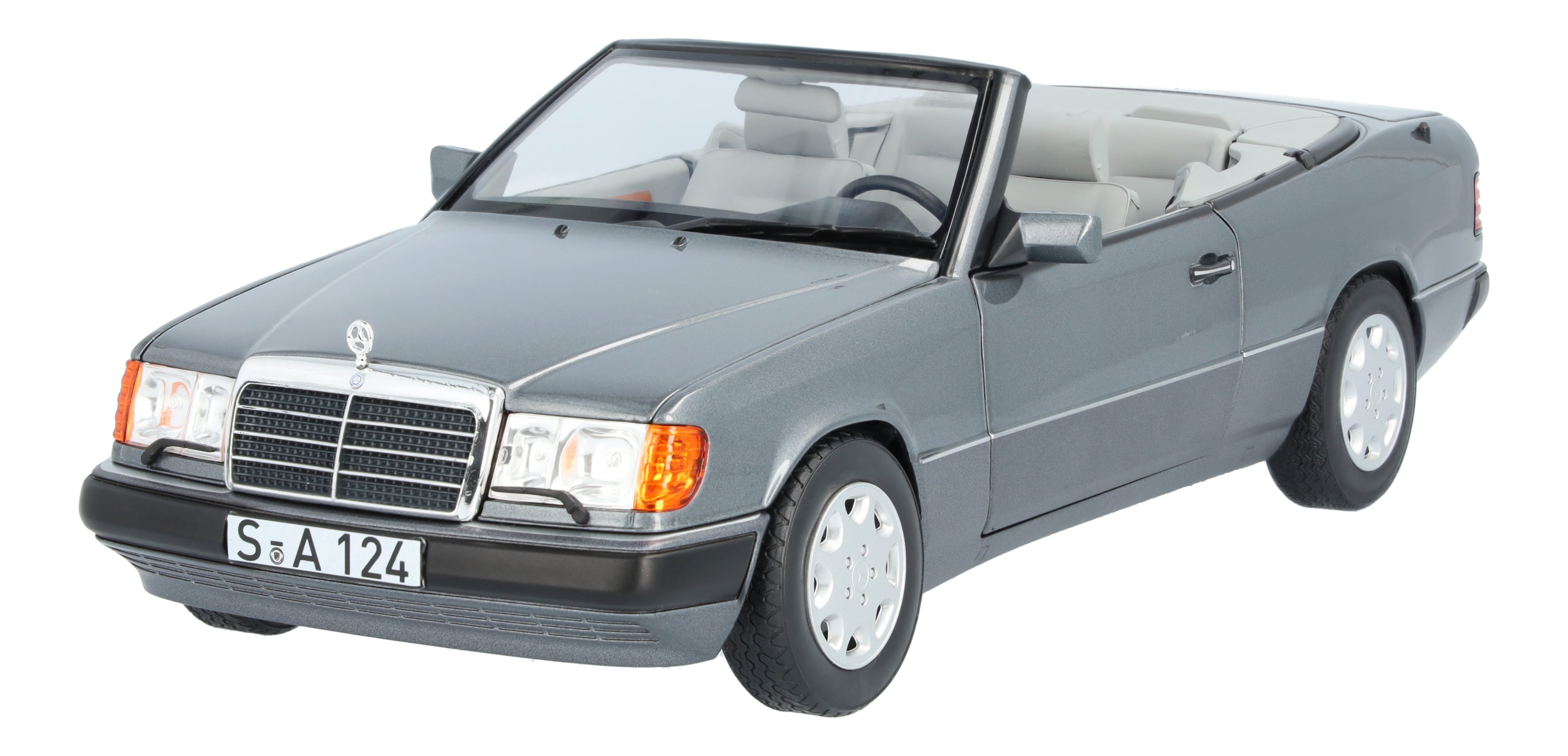 Mercedes-Benz -  300 CE-24 Cabriolet A 124 (1991-1993) perlmuttgrau, Norev, 1:18
