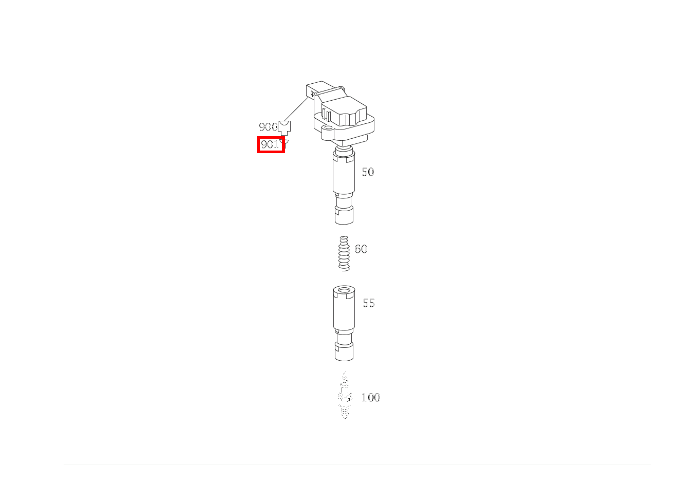 GEHAEUSEDICHTUNG Dunkelblau; 1.1-2.1 MM SLK2.8 E 200 T-Limousine 210