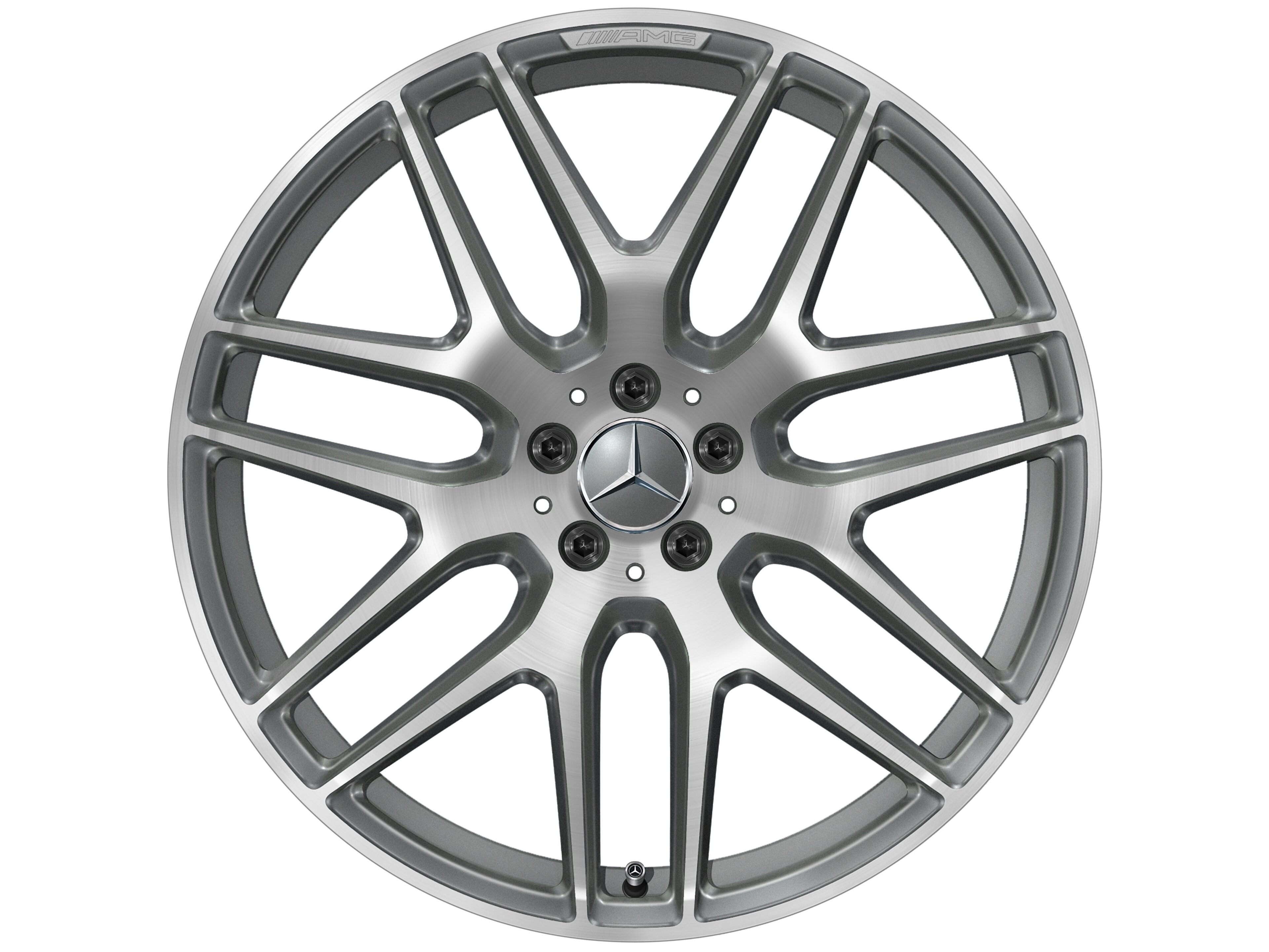 AMG Leichtmetallrad 22 Zoll, 10 J x 22 ET 56, titangrau, glanzgedreht