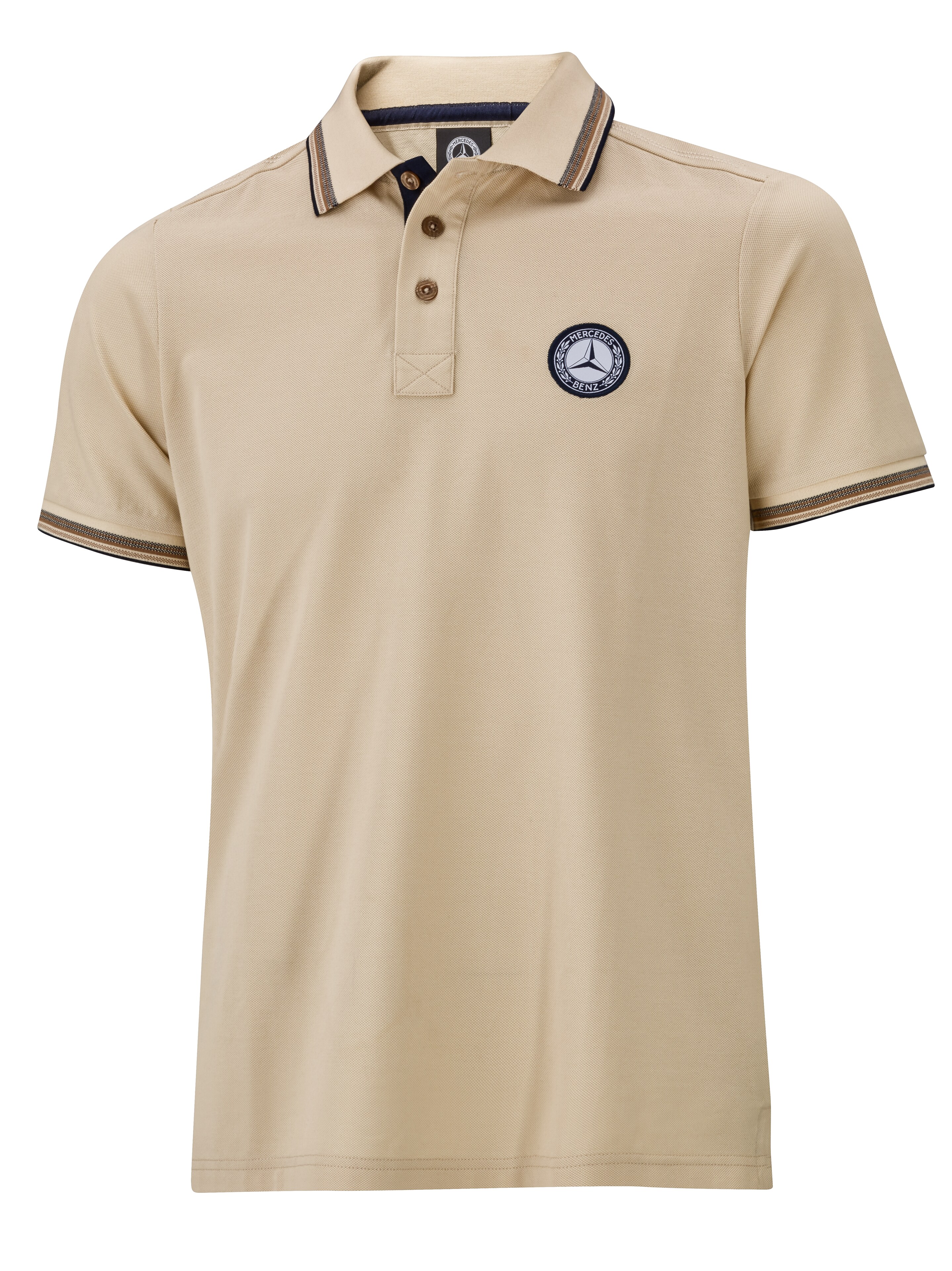 Mercedes-Benz - Poloshirt Herren, creme